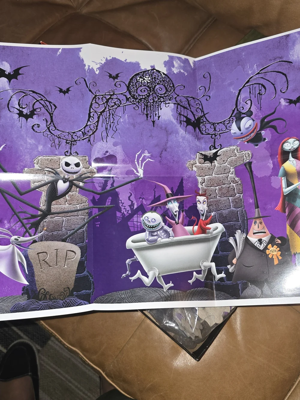 2 Disney Tim Burton's Nightmare Before Christmas 300 Piece Puzzle Bundle Posters